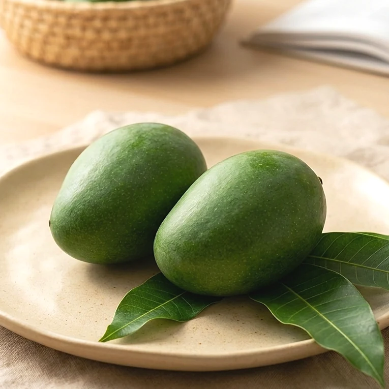 Chausa Mango — Unripe, ripens in 2 days