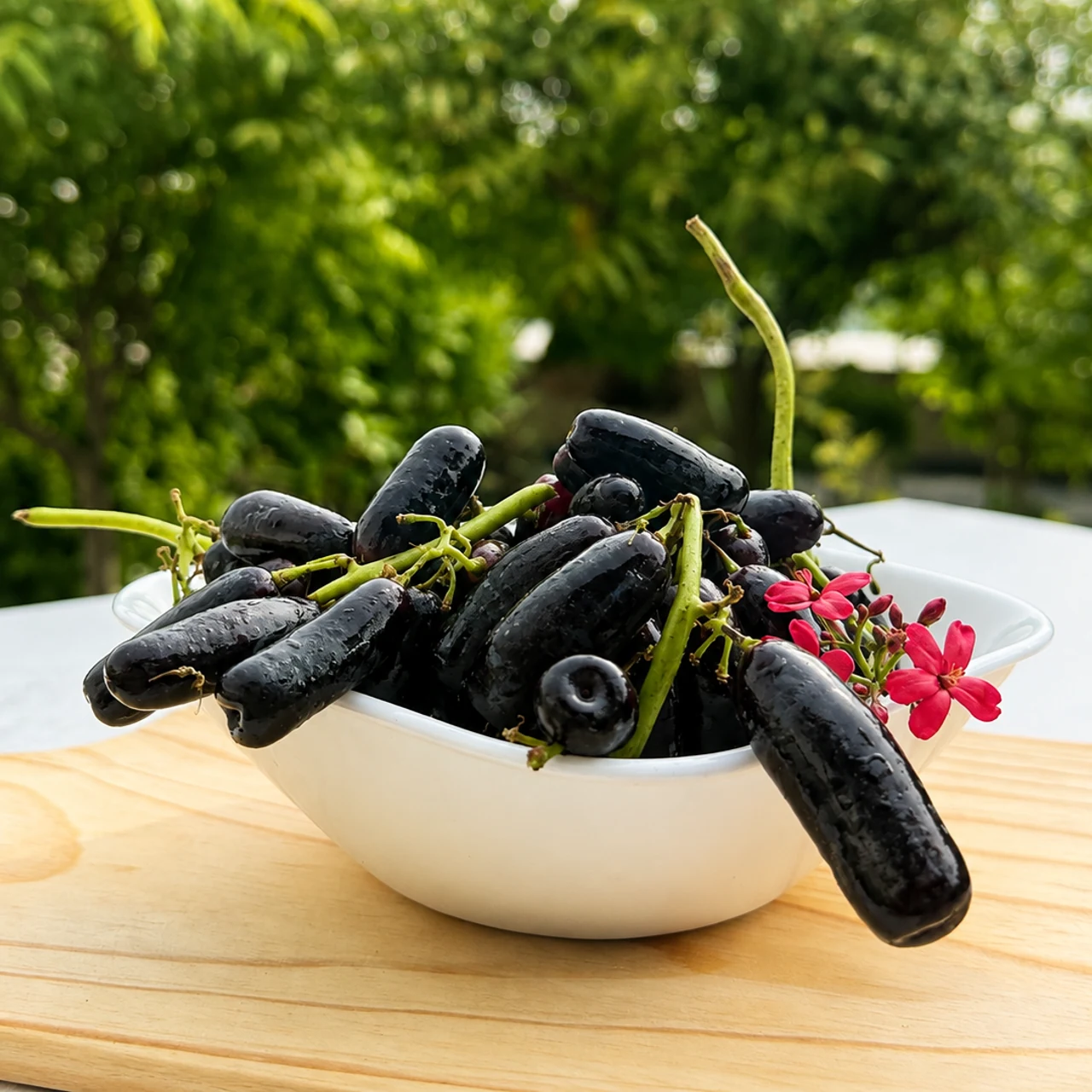 Black Finger Grapes