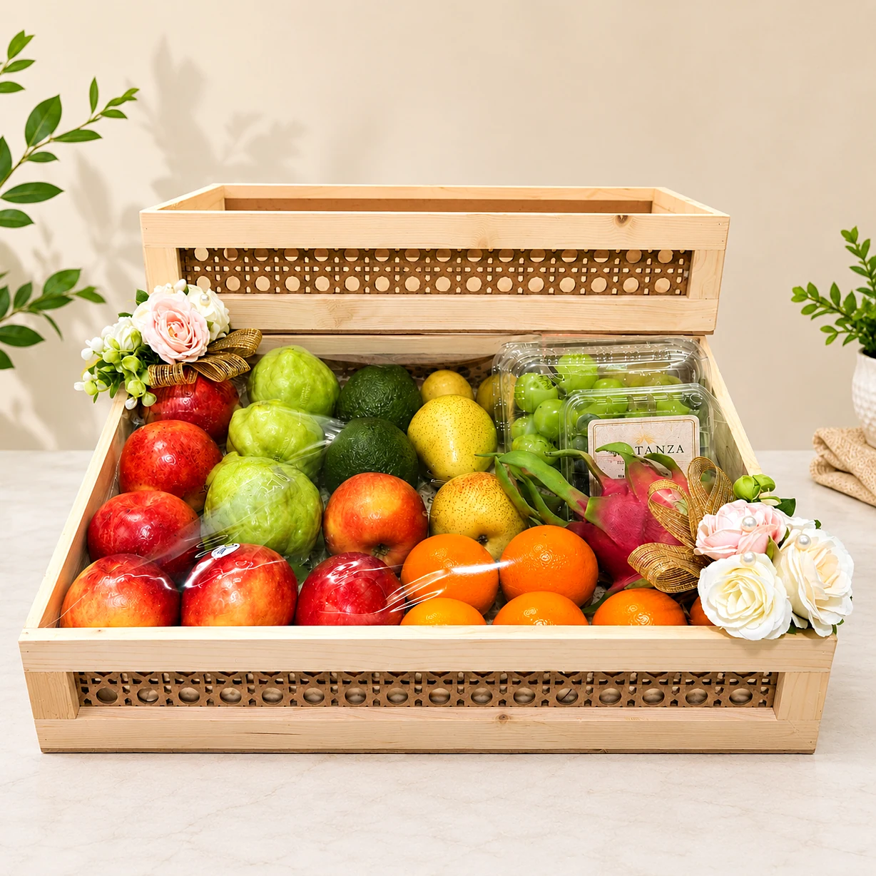 The luxe wood crate